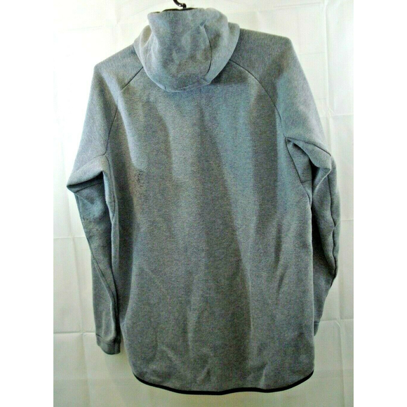 Nike Mens 2XLTT Sportswear Windrunner Hoodie Jacket Full Zip Grey Black Sz 2XLTT - Picture 6 of 6